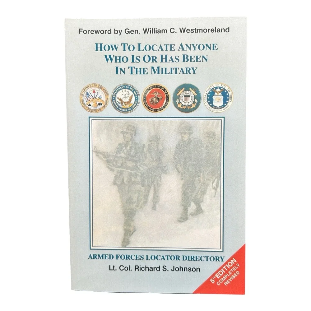 How To Locate Anyone In The Military Armed Forces Locator Directory 5th Ed 1993